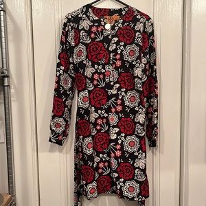 Tory Burch floral dress with tie waist